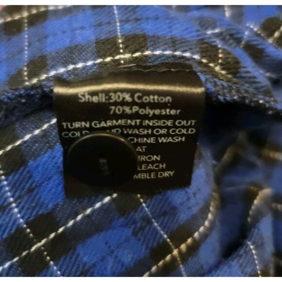 Tiger Mist Pants Womans Small Blue Plaid Zip Pockets Slim Clueless Retro Y2K - Picture 8 of 8